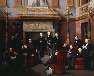 The Smoking Room of the National Assembly by Paul Leon Aclocque
